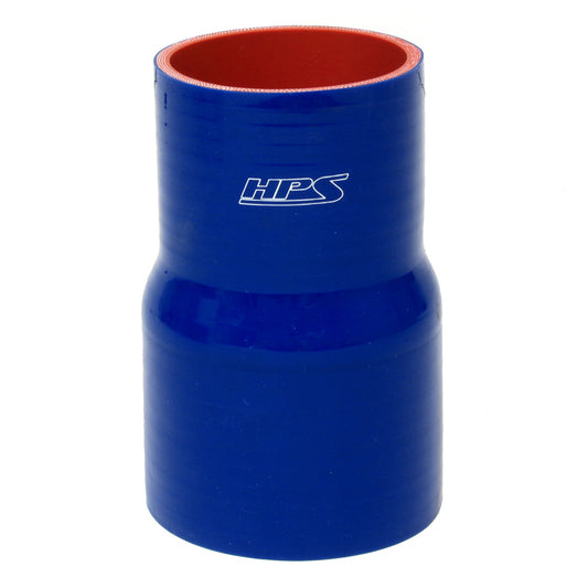 HPS 1 inch - 1-3/8 inch ID 4 inch Long High Temp 4-ply Reinforced Silicone Reducer Coupler Hose Blue 25mm - 35mm ID 102mm Length