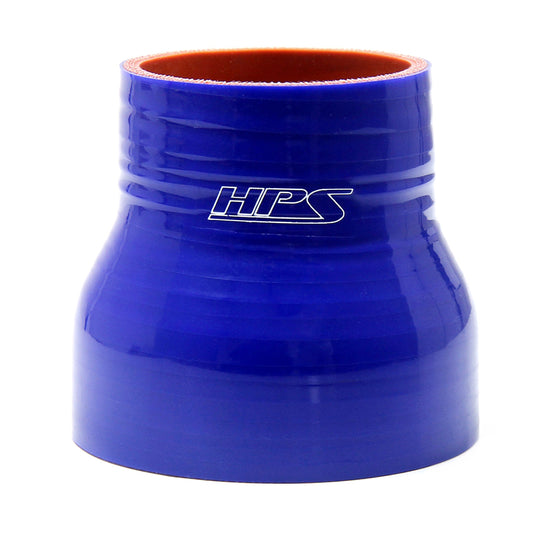 HPS 1 inch - 1-3/8 inch ID 3 inch Long High Temp 4-ply Reinforced Silicone Reducer Coupler Hose Blue 25mm - 35mm ID 76mm Length