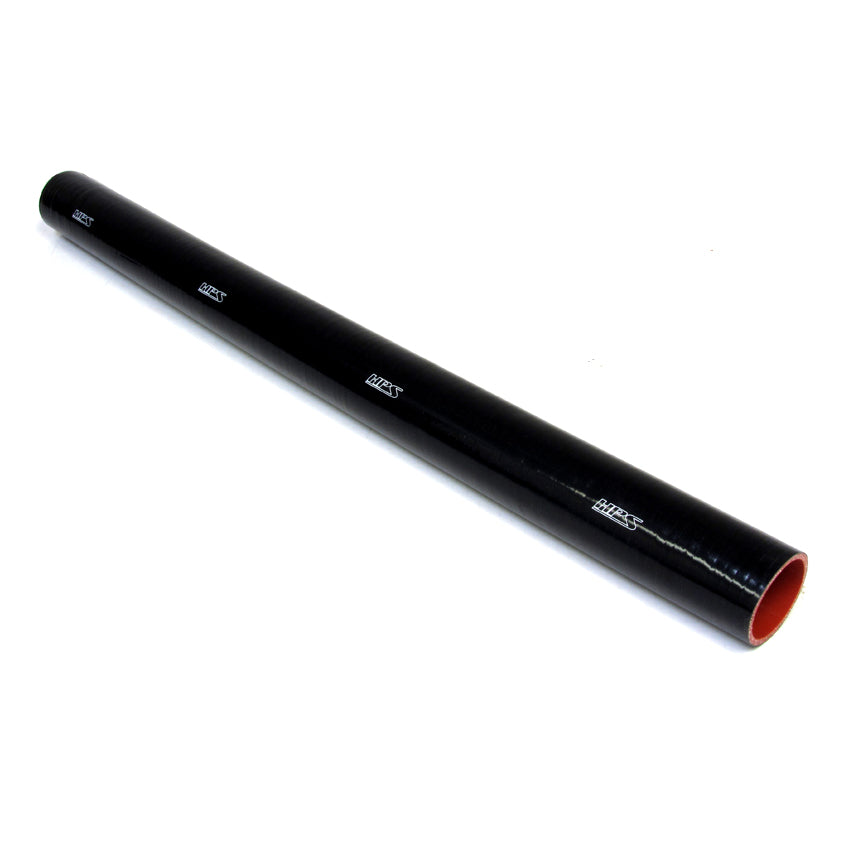 HPS 4-5/16 inch ID 3 Feet Long High Temp 4-ply Reinforced Silicone Coolant Tube Hose Black 110mm ID