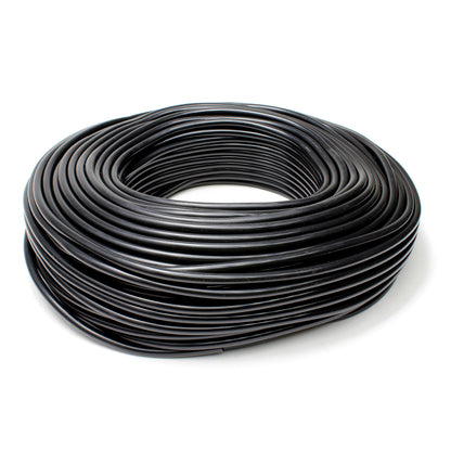 HPS 3.5mm Black High Temp Silicone Vacuum Hose Tubing with 1.5mm Thin Wall - 50 Feet Roll