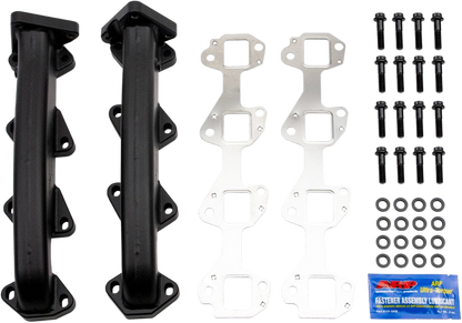 WCFAB 2001-2016 Duramax Billet Exhaust Manifold Kit w/ Gaskets & ARP Hardware